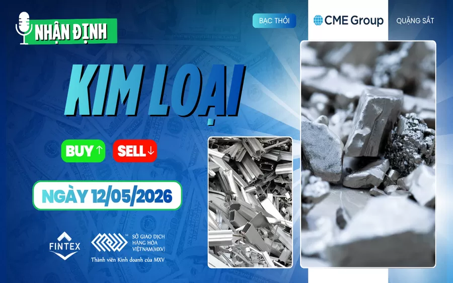 NHẬN ĐỊNH THỊ TRƯỜNG KIM LOẠI NGÀY 12/05/2026